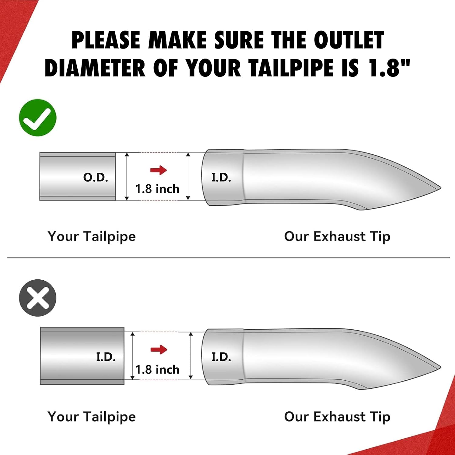 Exhaust Muffler Tailpipe, (2017-2025 Models) Stainless Steel Exhaust Tailpipe CM300/CM500/CM1100 Suitable for motorcycle customization and noise reduction treatment, replacement part.