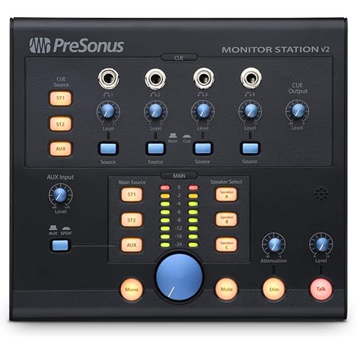 PreSonus Monitor Station V2 Desktop Studio Control Center (MONITO STAT V2)