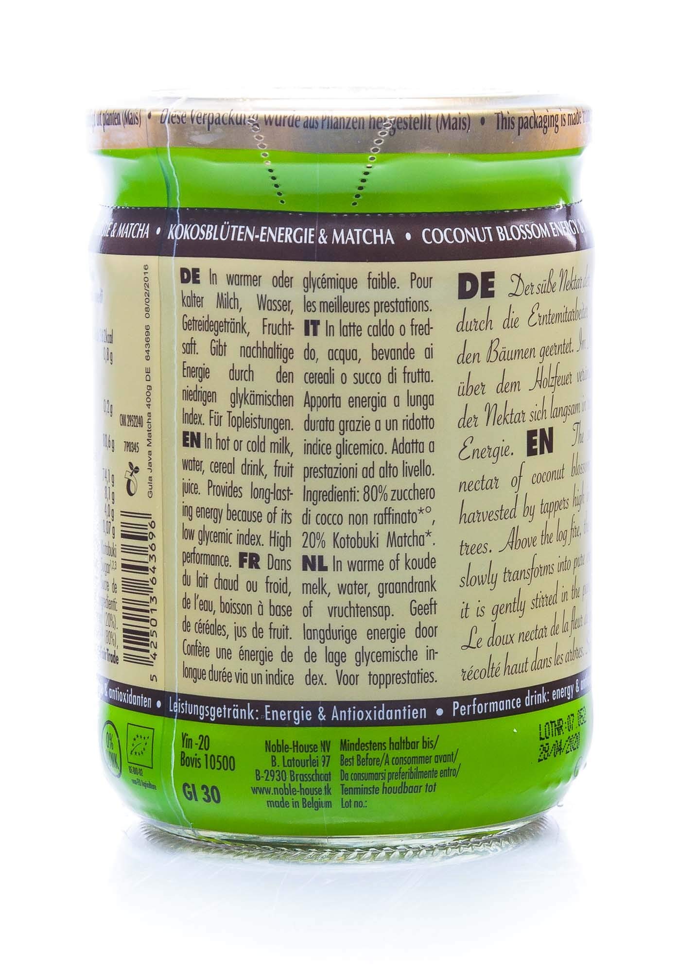 Aman Prana Bio Gula Java Matcha, 400 g