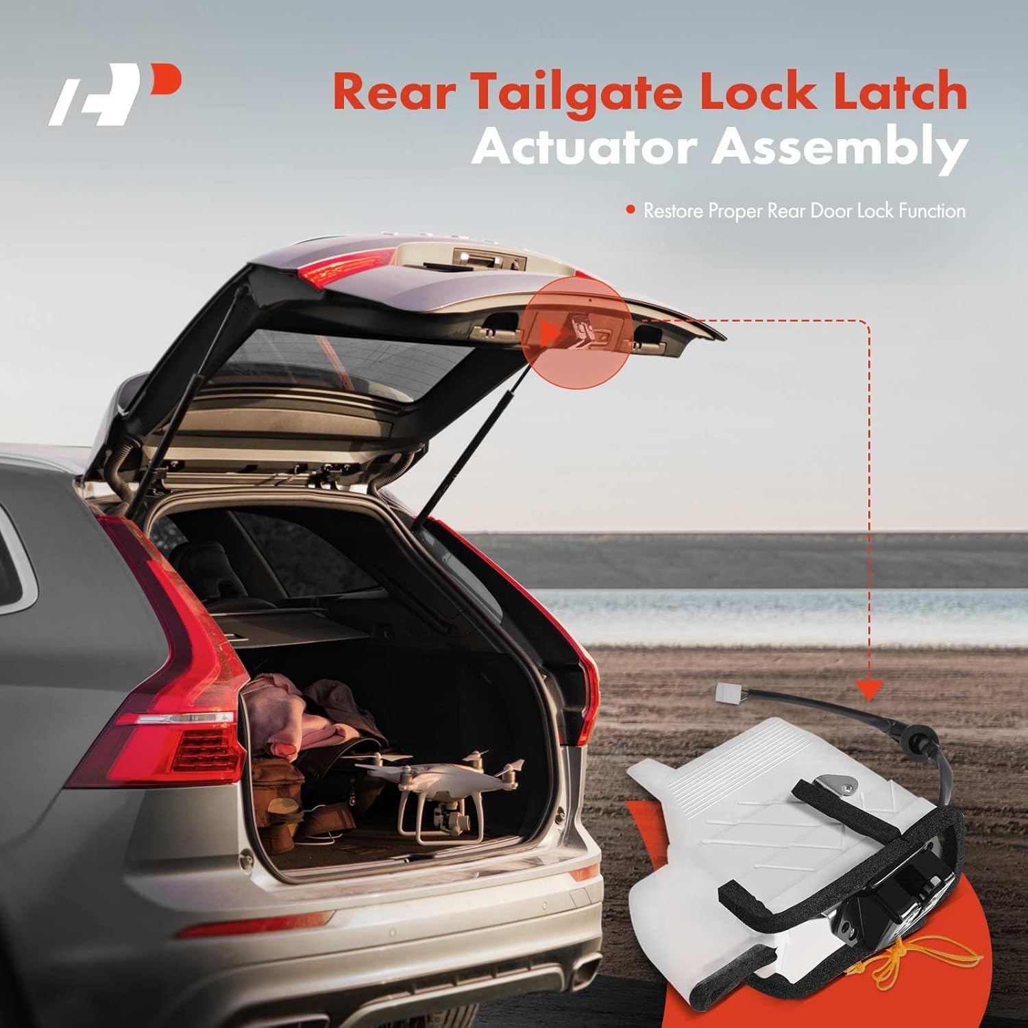 A-Premium Trunk Latch Compatible with Toyota 4Runner 2003-2009, Rear Tailgate Lock Latch Actuator
