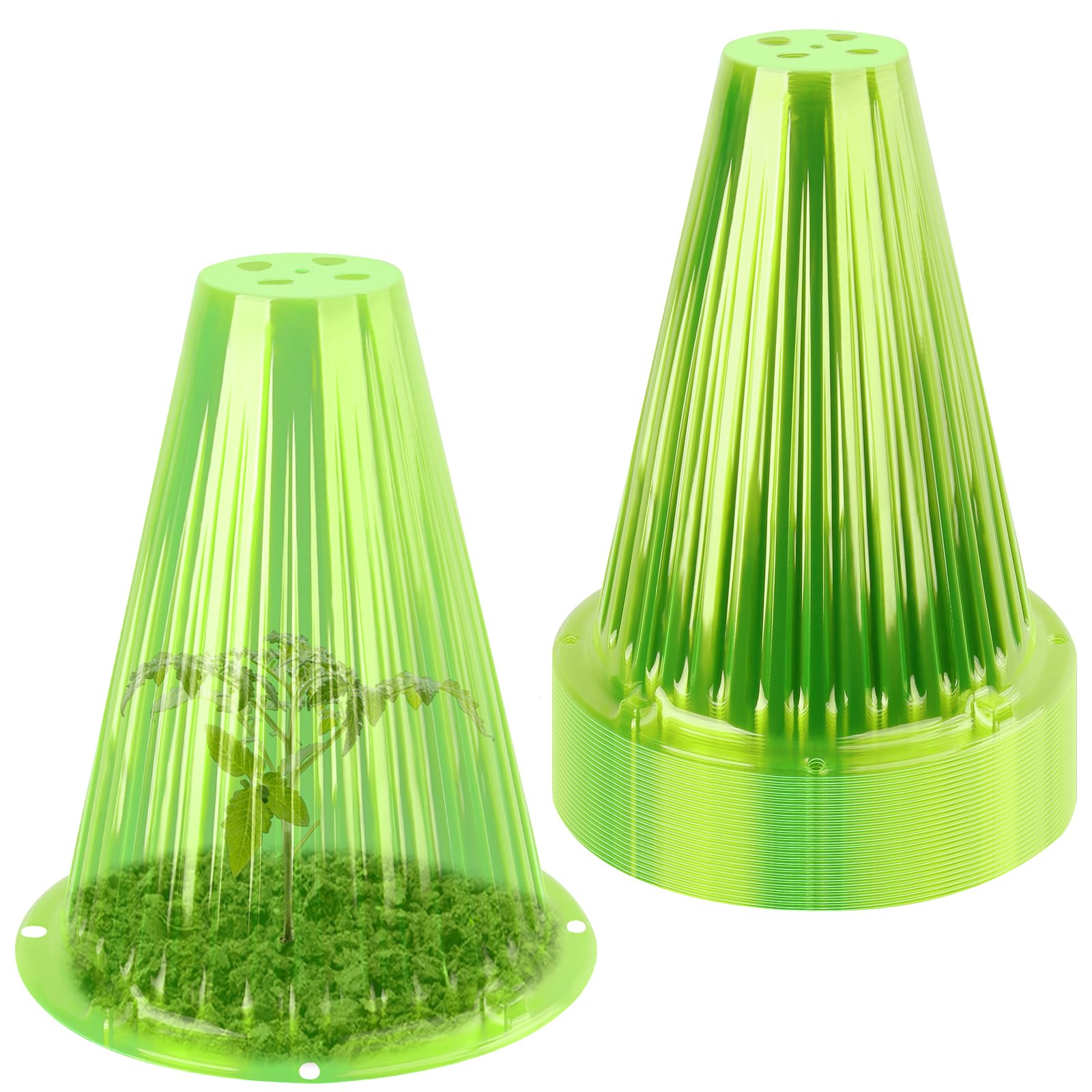 Amazon.com : jixsloft 30 Pack Garden Cloches for Plants, Reusable