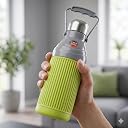 JRM SHINE Plastic Insulated Water Bottle with Handle | 1700 ml Large Capacity (lemon green) | Cold Water Bottle | Leak Proof & Lightweight | Multicolor | Ideal for Gym, Office & Travel gallery image