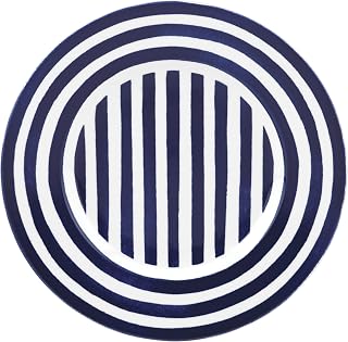 Kate Spade New York Charlotte Street North Accent Plate, 1.05 LB, Navy