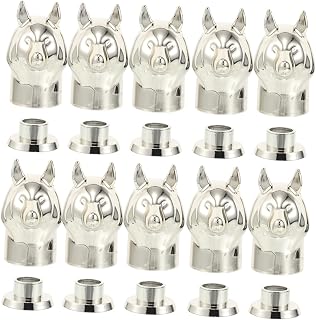 5Pcs Shape Perfume Bottle Caps Snap Closures for DIY Perfume Atomizers Stylish Replacement Accessories for Empty Glass Bottles