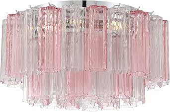 Crystorama Addis 7 Light Polished Chrome Flush Mount