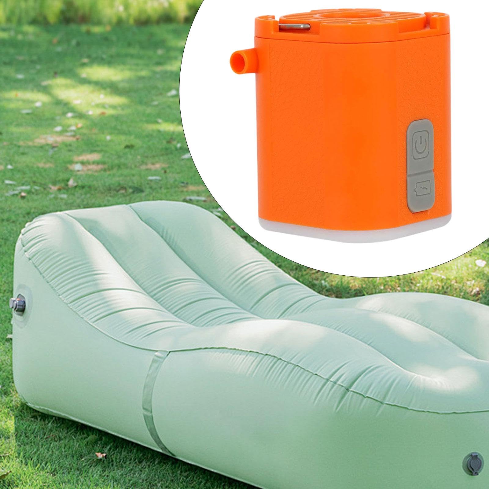 Pompe à Air électrique Compacte pour Bouées Gonflables avec éclairage et Port USB-C, Idéale pour Les Bouées.