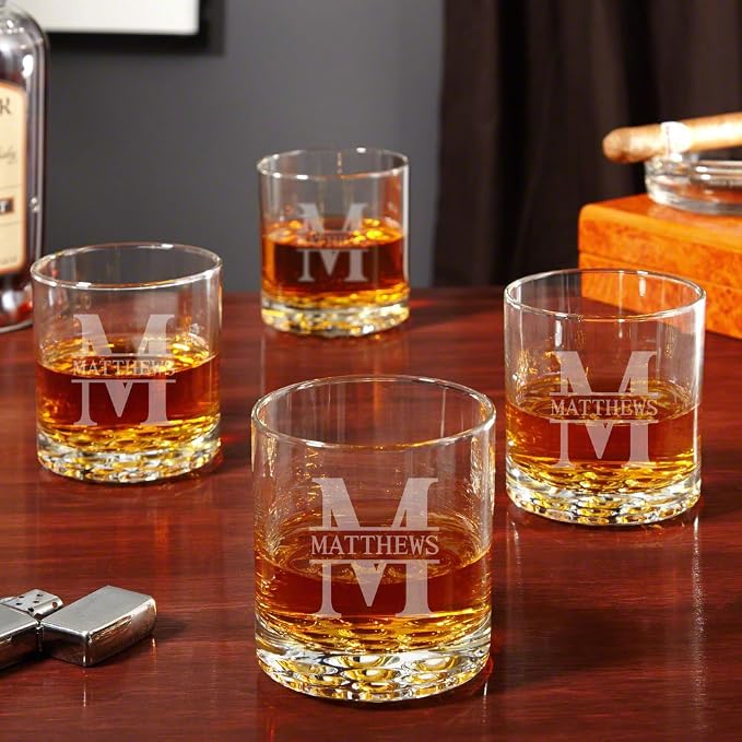 Whiskey Personalized Glasses Set