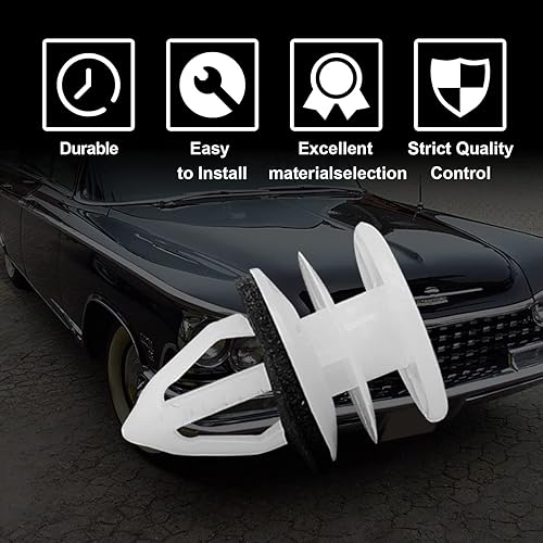 Miniatura 4 de 20 clips de retención para panel de puerta compatibles con GM Ford Edge GMC Envoy Chevy Chevrolet Trailblazer Suburban Lincoln 15076791