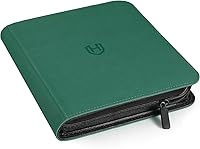 Vista 7 de Carpeta de Tarjetas de 4 Bolsillos con Cremallera, Libro Portatarjetas de 288 Bolsillos, Carpeta con Cremallera de Cubierta de PU Premium, Carpeta