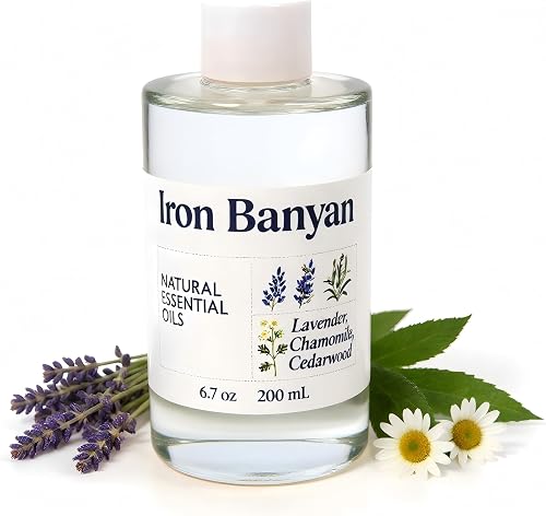 Banyan Huile parfumée Lavande Camomille Bois de Cèdre 200 m Iron