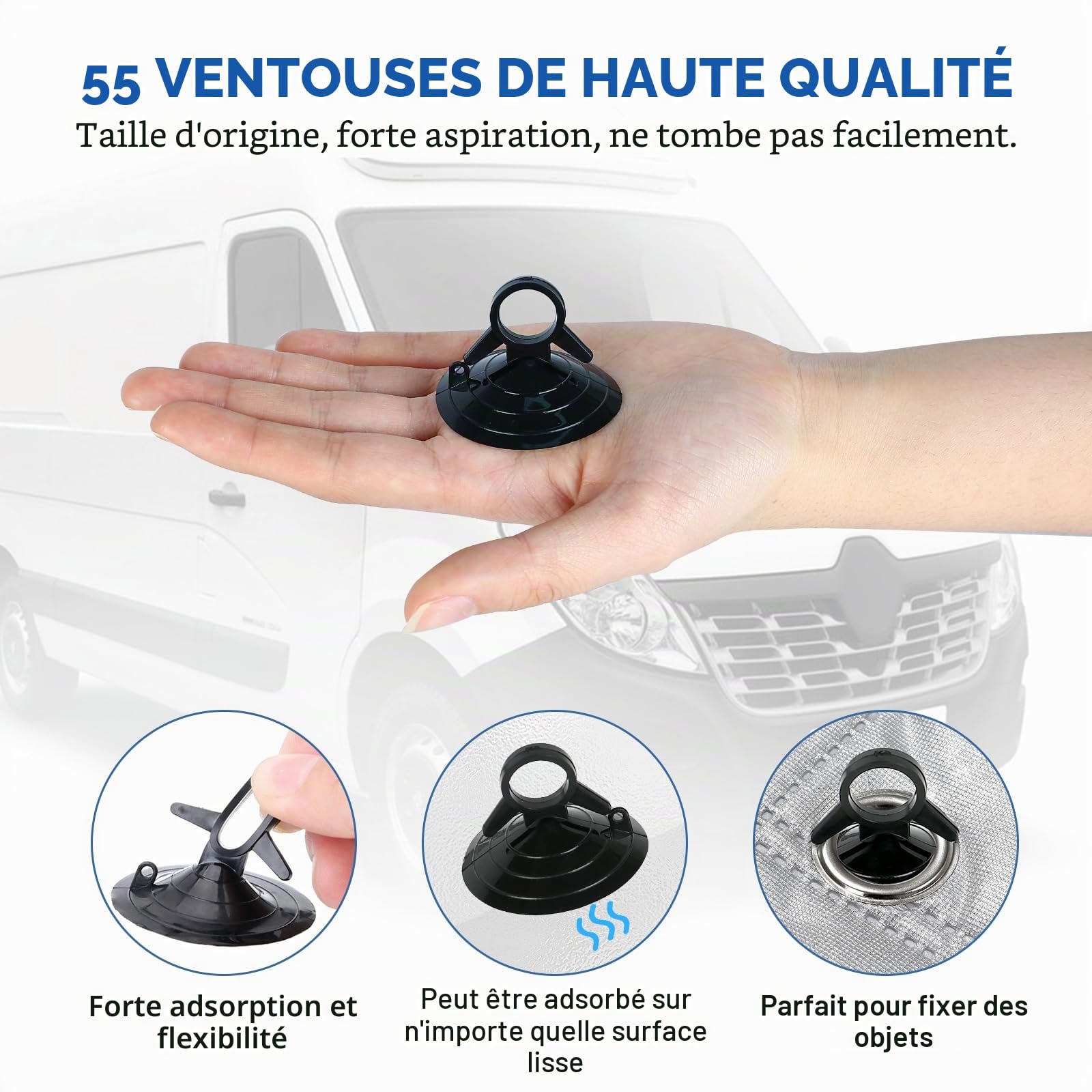 Tapis Thermique Voiture Remplacement pour Renault Master 2010-2023, Remplacement pour Opel Movano 2010–2021, Protection Solaire Pare-Brise Remplacement pour Nissan NV400 2010-2021/Interstar