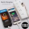 Regleta Inteligente ZigBee, Protector de Sobretensión con 4 Tomas Inteligentes Controladas Individualmente y 4 Puertos USB, Cable de Extensión Plano de 5 Pies, Solo para WiFi 2.4 GHz, Compatible con Alexa y Google Home 5
