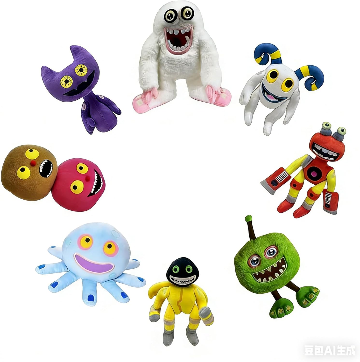 My Monsters Plush Doll, 11.8 Inches, Singing Toy with Sound (8cps)