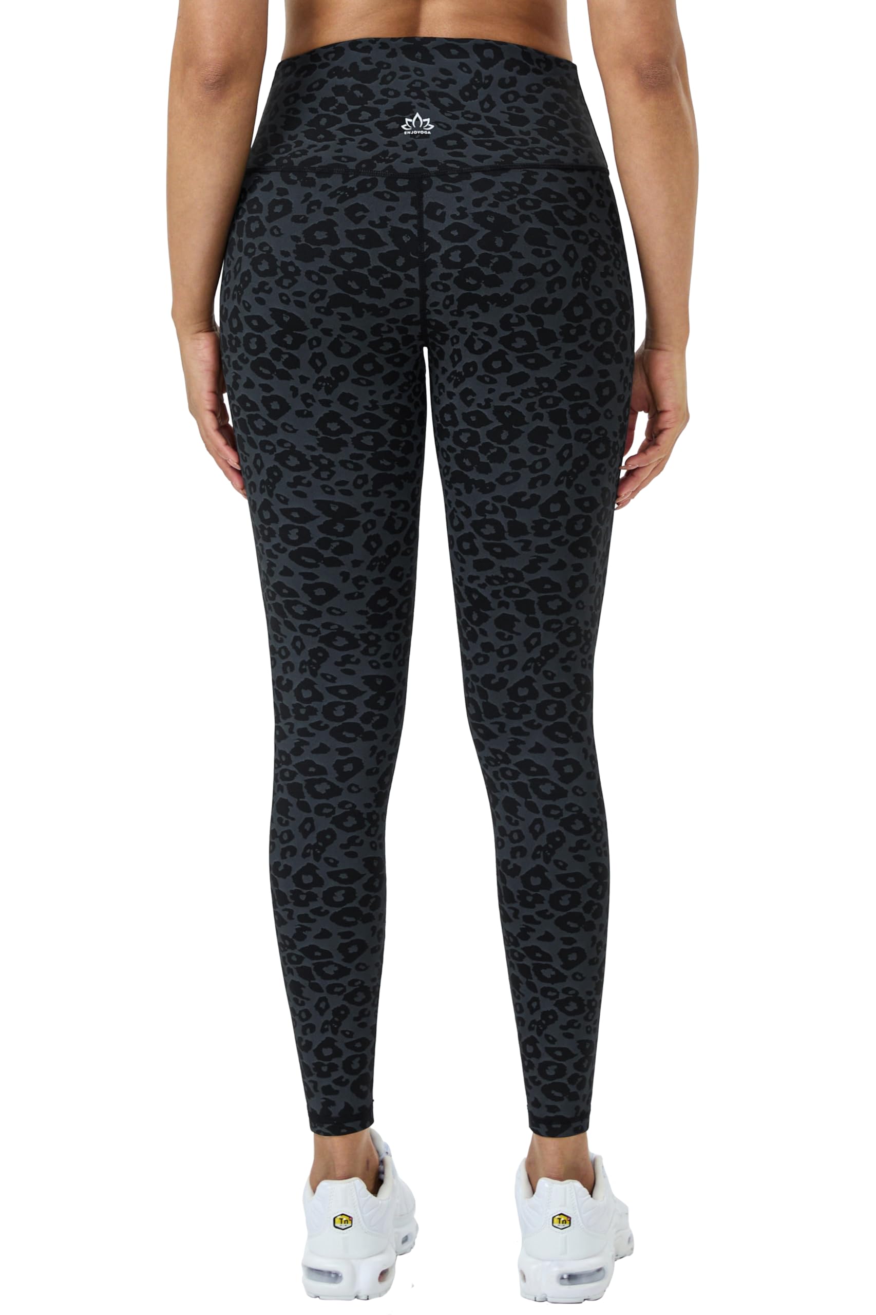 Enjoyoga Leggings Damen High Waist [mit Innentasche] -Blickdicht Sporthose Laufhose für Sport Yoga Gym