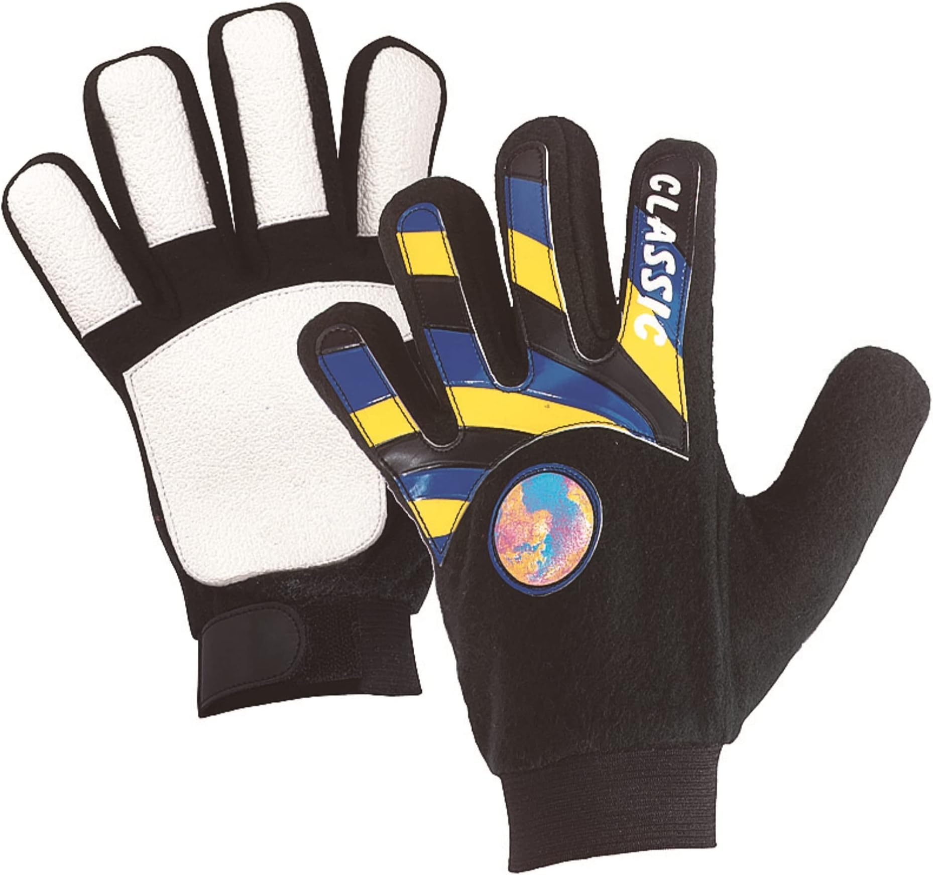 Player's Gloves, Goalie Gloves Blue/black/yellow X-Large