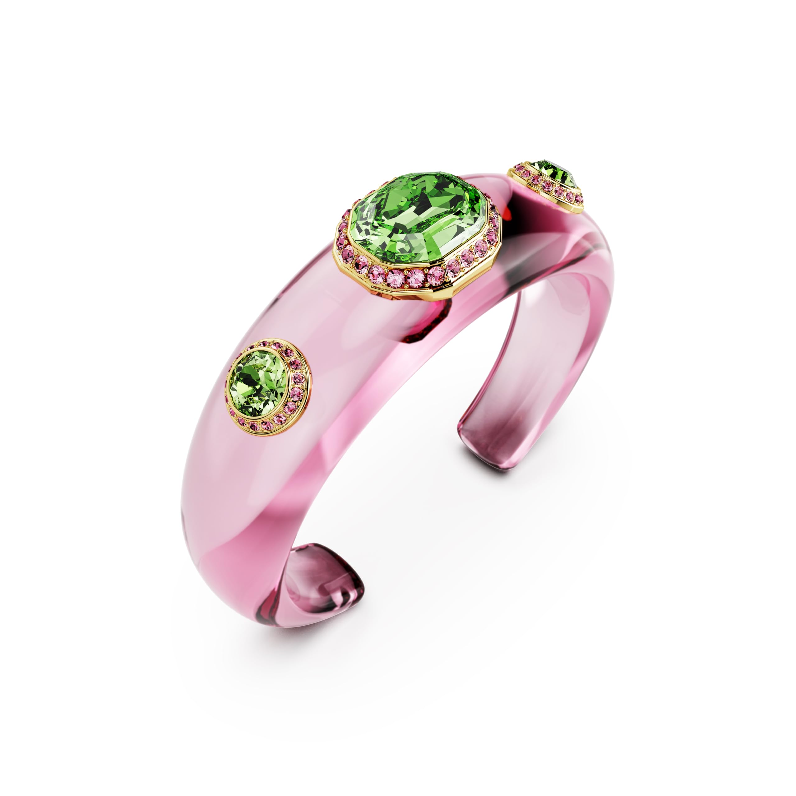 Swarovski Dulcis Colección brazalete, tallas mixtas, multicolor, chapado en tono dorado