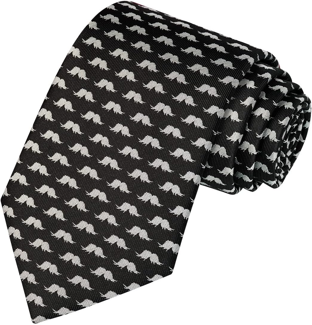 KissTies Moustache Tie Mens Novelty Necktie