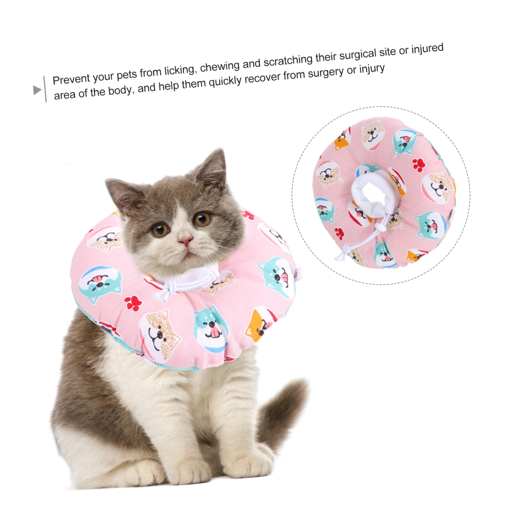 Sosoport 3piezas Collar De para Gatos Pequeños y Cachorros Collar para Protección De Heridas Diseño Cómodo y Ayuda La De Lesiones y Operaciones