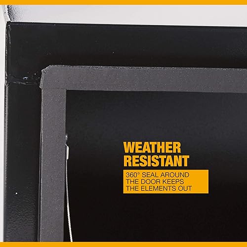 Miniatura 6 de Northern Tool Caja de herramientas para camión de montaje superior, acero, negro brillante, pestillos con mango en T, 72 pulgadas x 12 pulgadas x 16