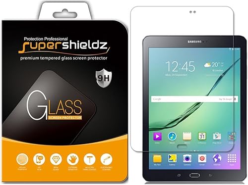 Supershieldz Protector de pantalla de vidrio templado diseñado para Samsung Galaxy Tab S2 8.0, antiarañazos, sin burbujas