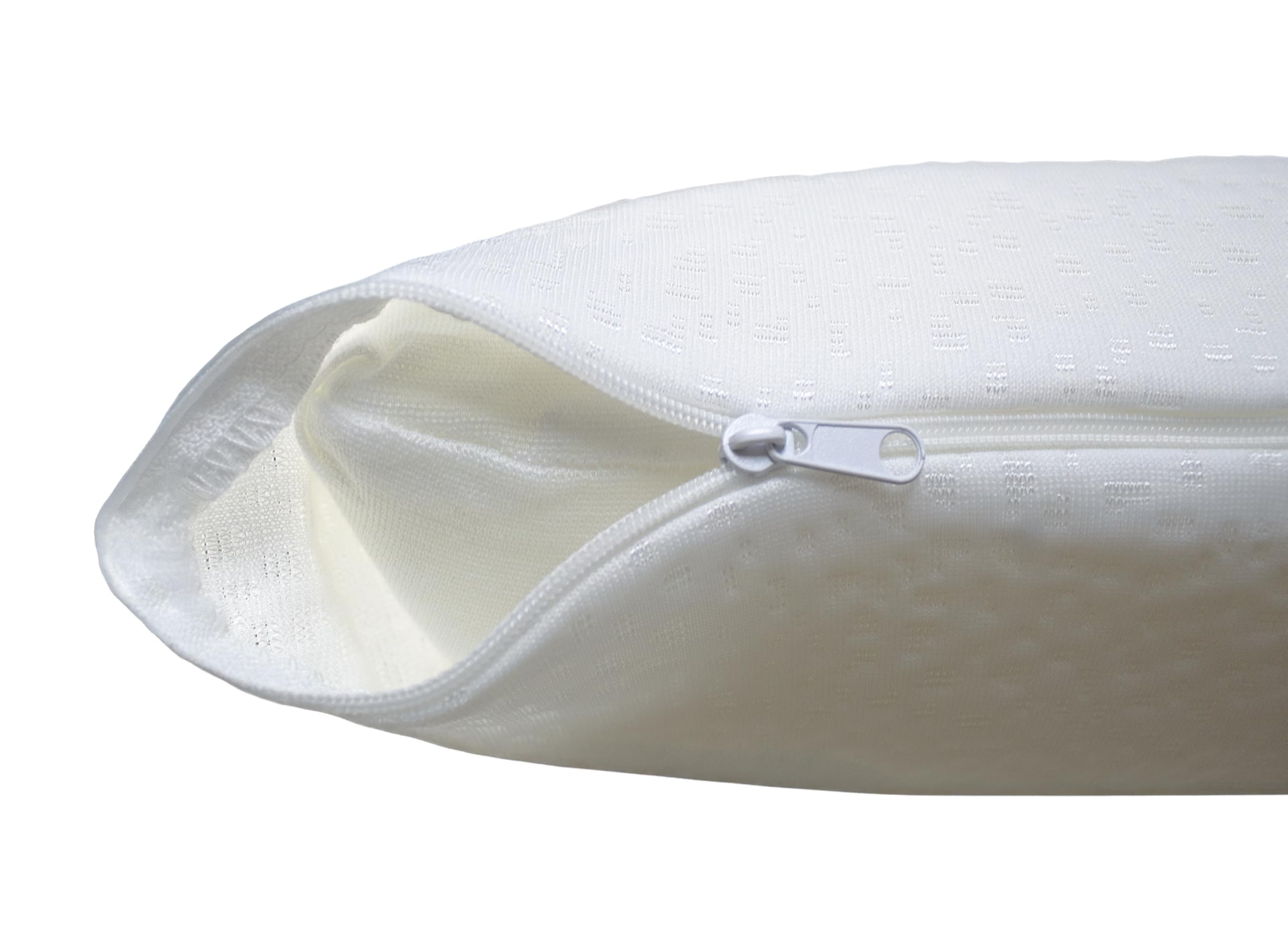 Almohada Viscoelástica Aloe Vera Pack 2 Almohadas 70 cm - Núcleo 100% Viscoelástico - Máximo Confort Memory Foam, Ergonómica y Termorregulable - Funda Desenfundable y Lavable