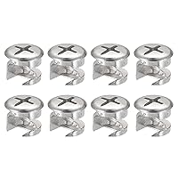 Vista 7 de HARFINGTON Tuerca de bloqueo de leva para muebles, 8 unids 0.512x0.433 in Conector de junta Tuercas de bloqueo Muebles Conexión Accesorios de leva