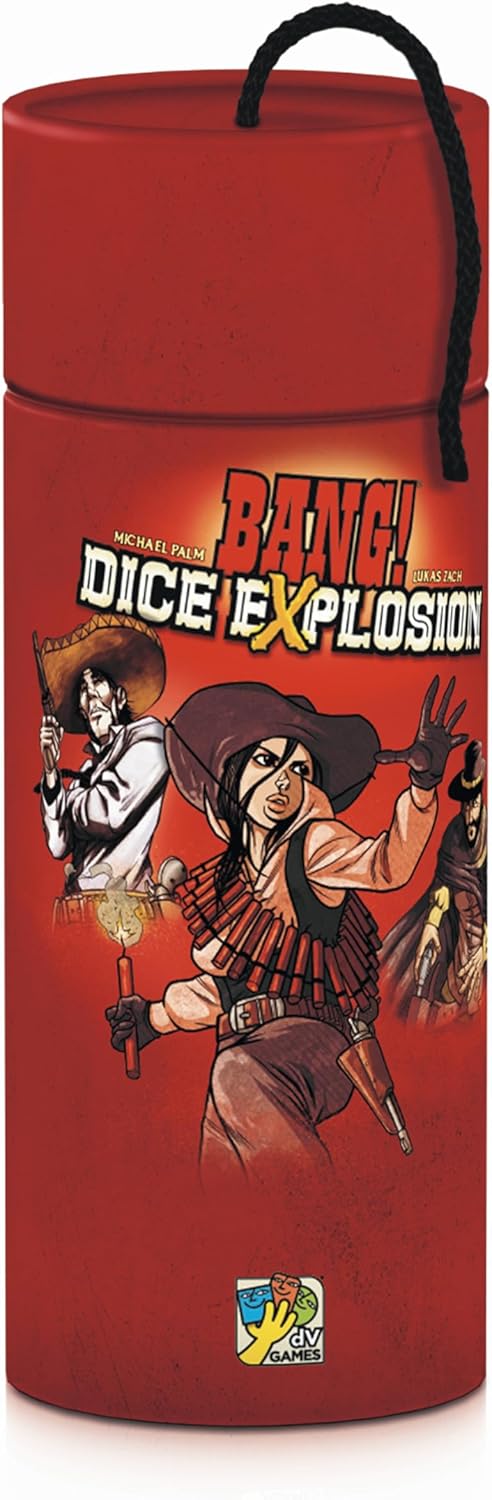 DV Games Bang Dice Explosion - Dice Game - for 3 to 8 Players and Ages 8+