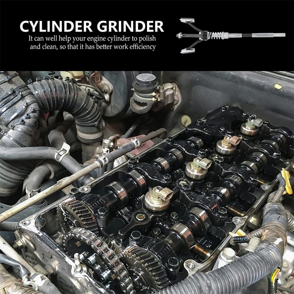 MUCKLILY 3-Leg Cylinder Hone Tool Set Engine Bore Honing for Cylinder Hone Stones 19mm-64mm Car Maintenance Tools