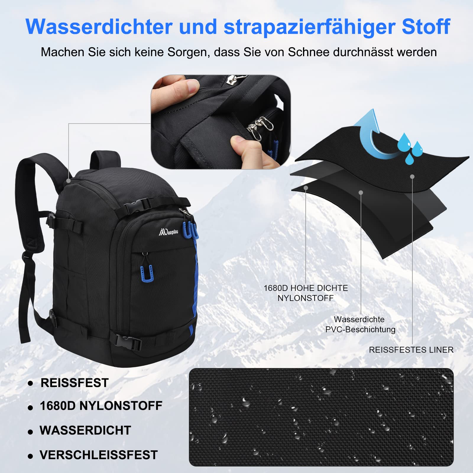 Sacca Porta Scarponi Da Sci Bosa Pe Scaponi Da Sci Con Scompato Pe