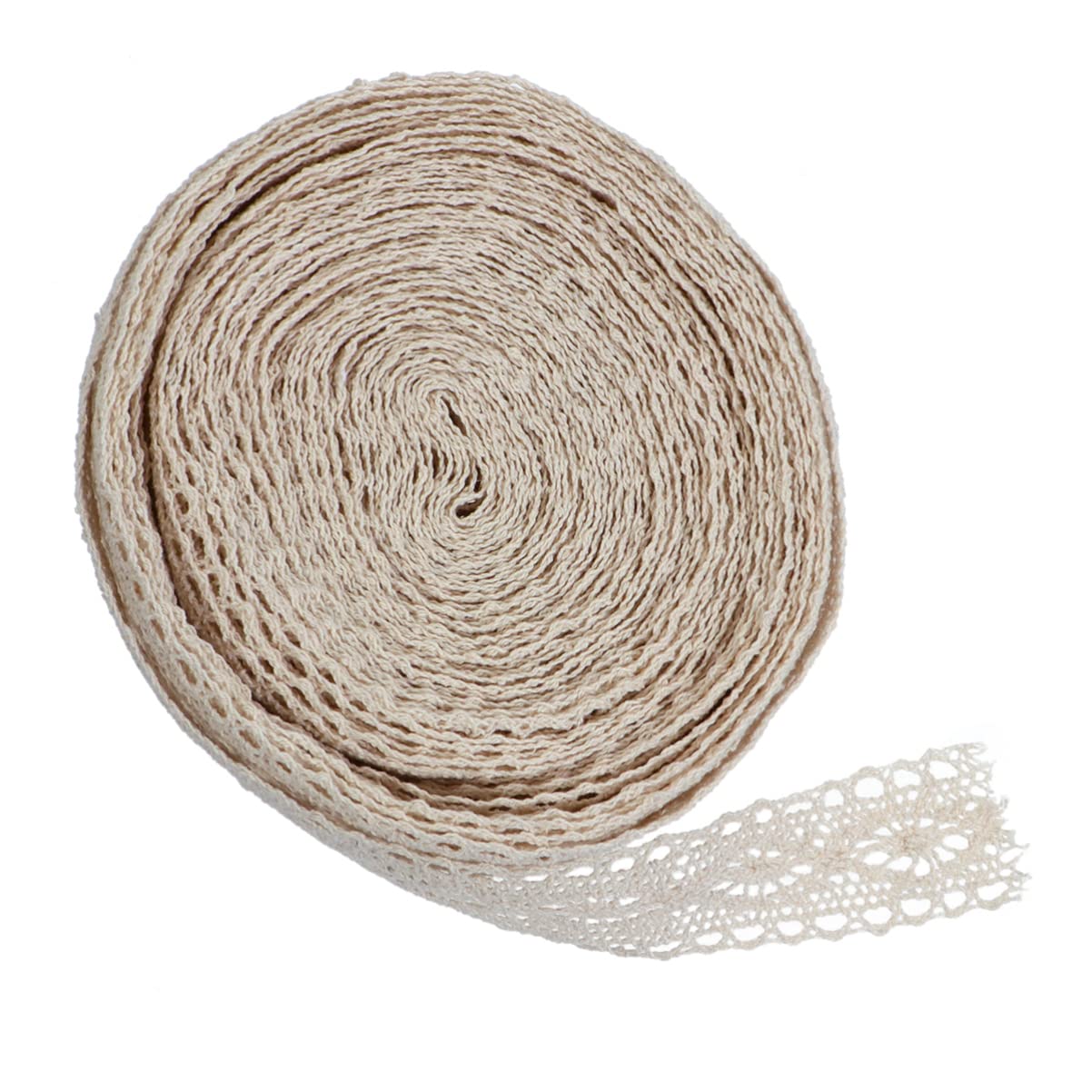 EXCEART 3piezas Cinta De Encaje De Algodón Ancha Para Manualidades y Ropa Adorno Decorativo Para Accesorios De Metros Para Faldas y Decoración De