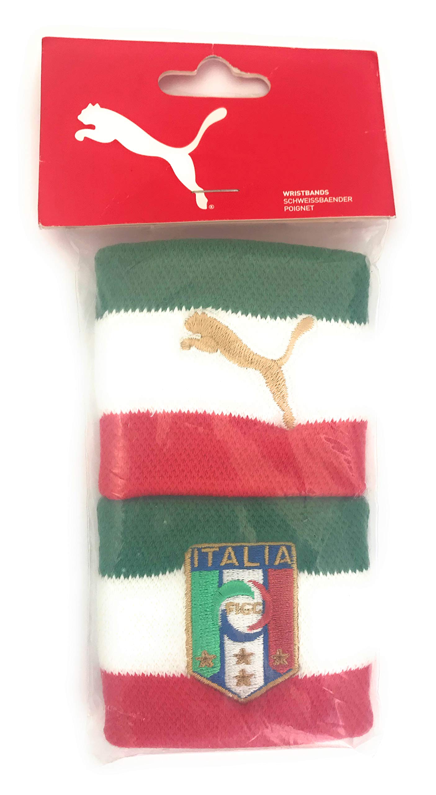 PUMA Adults Unisex Italy Fan Wristbands One Size 050969 03