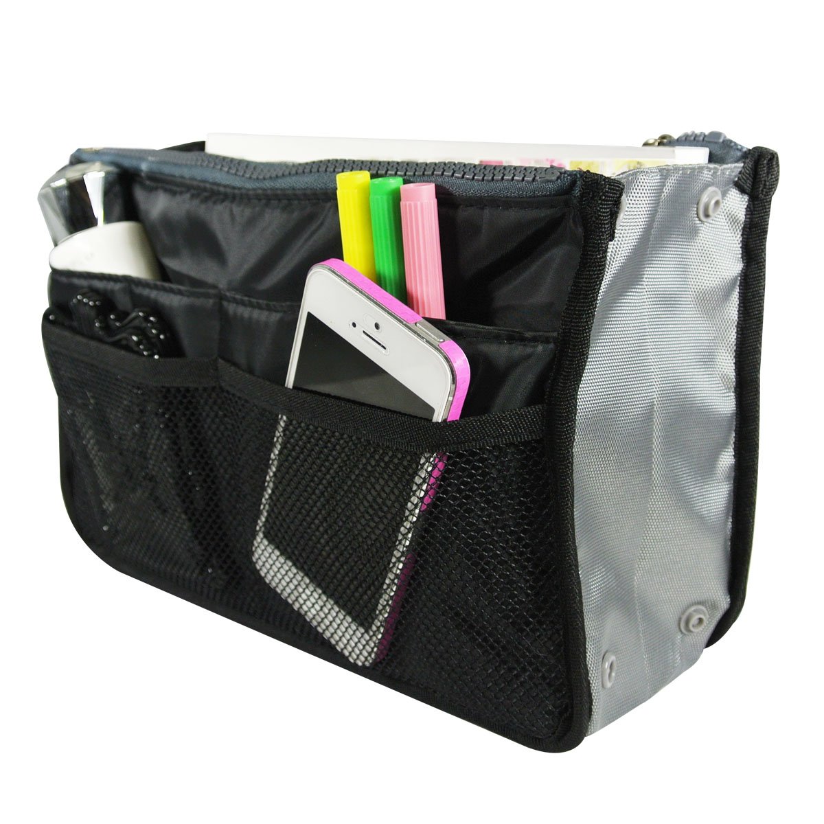 Wrapables Unisex Bag Insert Organizer, Travel Bag Organizer