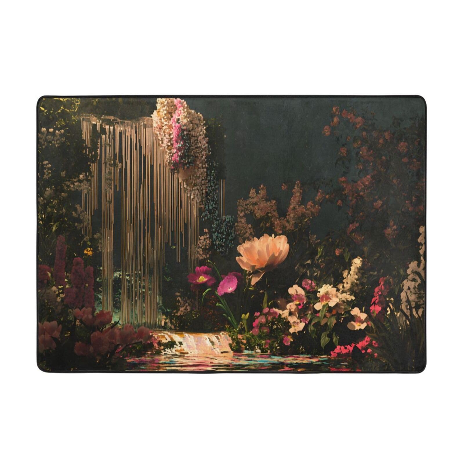 Tapis de jardin coloré doux pour réchauffer un sol de salon ou de balcon