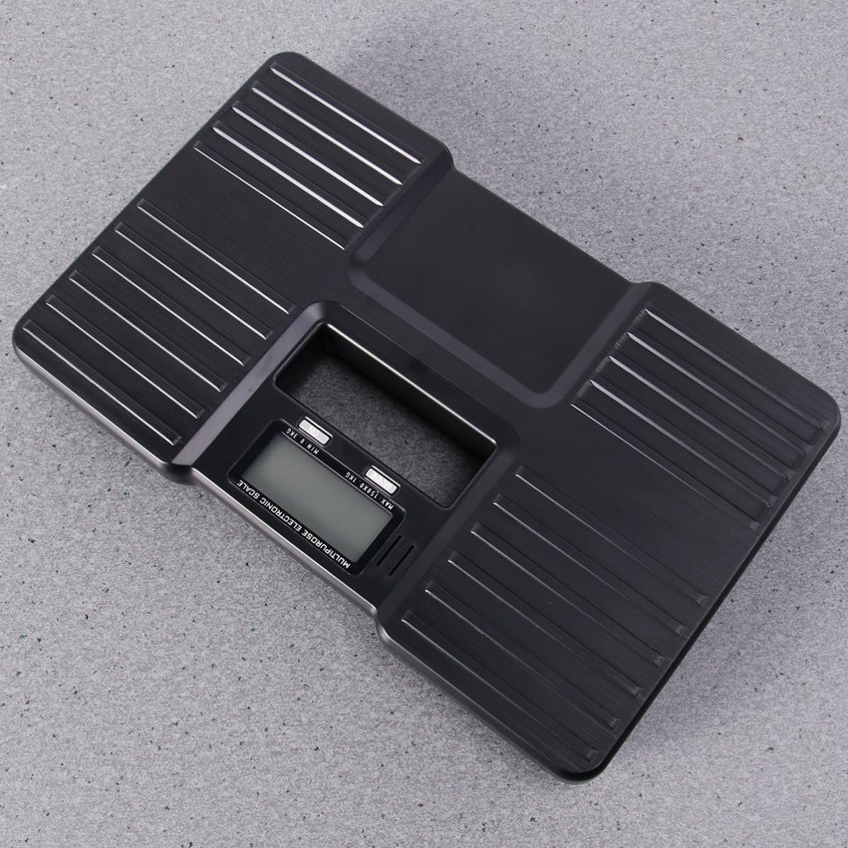Báscula 150kg Digital de Plástico Negra para Peso Corporal y Equipaje