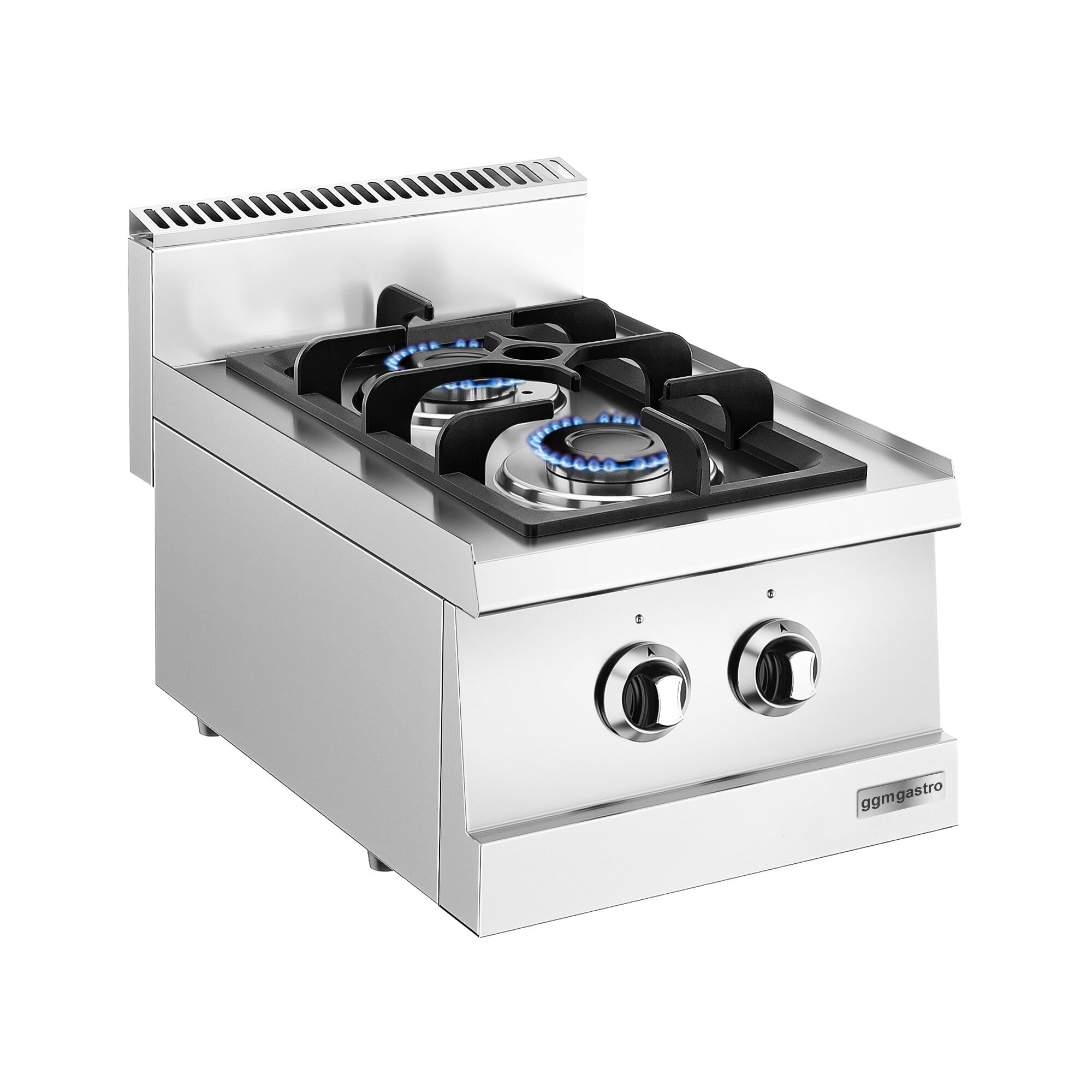 GGM Gastro | GHK4632 | Gasherd - 6,5 kW - 2 Brenner