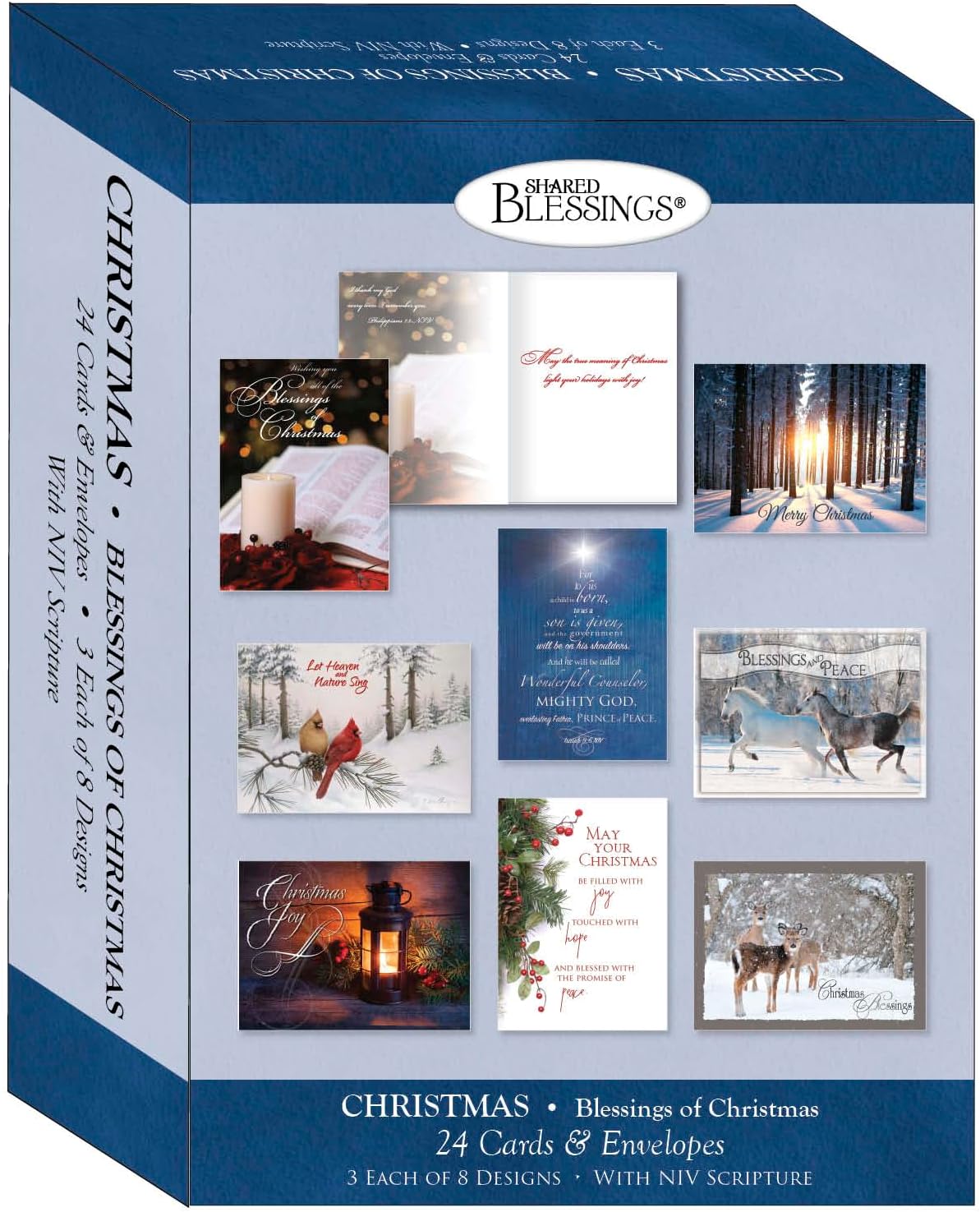 Shared Blessings Blessings of Christmas 24 Count Religious