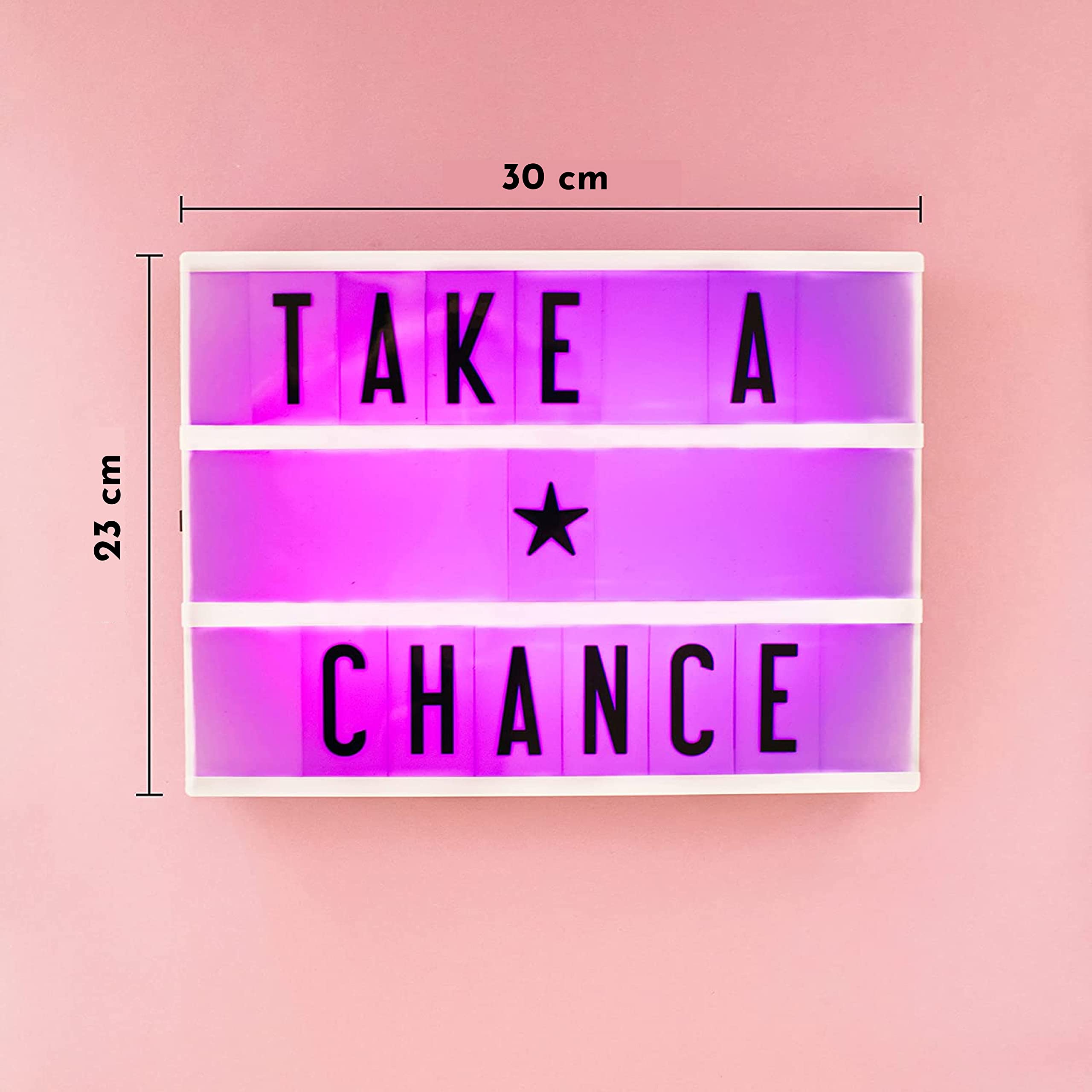 My Cinema Lightbox ColorChanging Marquee Signs with Letters, Numbers