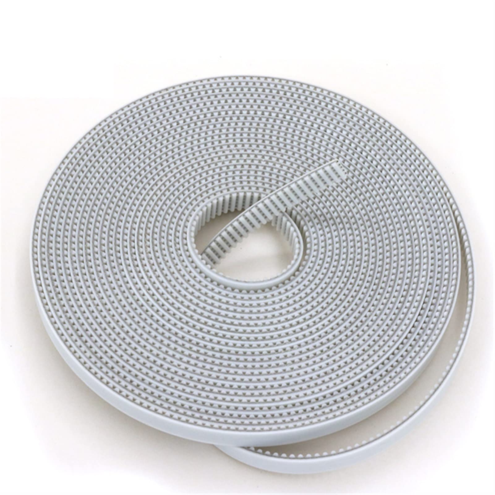 Lxuan-Correas de distribución Cinturón de tiempo PU GT2 6mm 8mm 9mm 10mm PU Con cinturón de tiempo de núcleo de acero Gt2 Cinturón de color blanco 2GT Cinturón de tiempo abierto 6 mm 10 mm de ancho, M