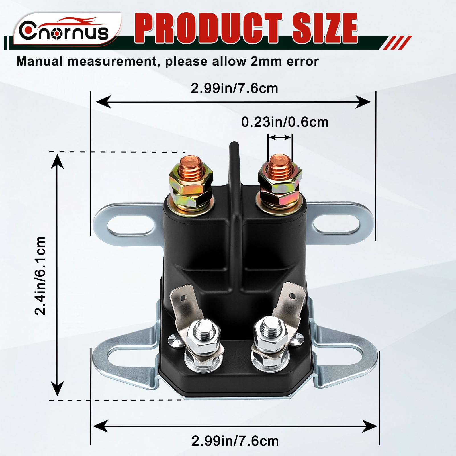 Relè Di Avviamento 12V Per Tosaerba Briggs & Stratton, Husqvarna, Toro - Ricambio Solenoide Compatibile