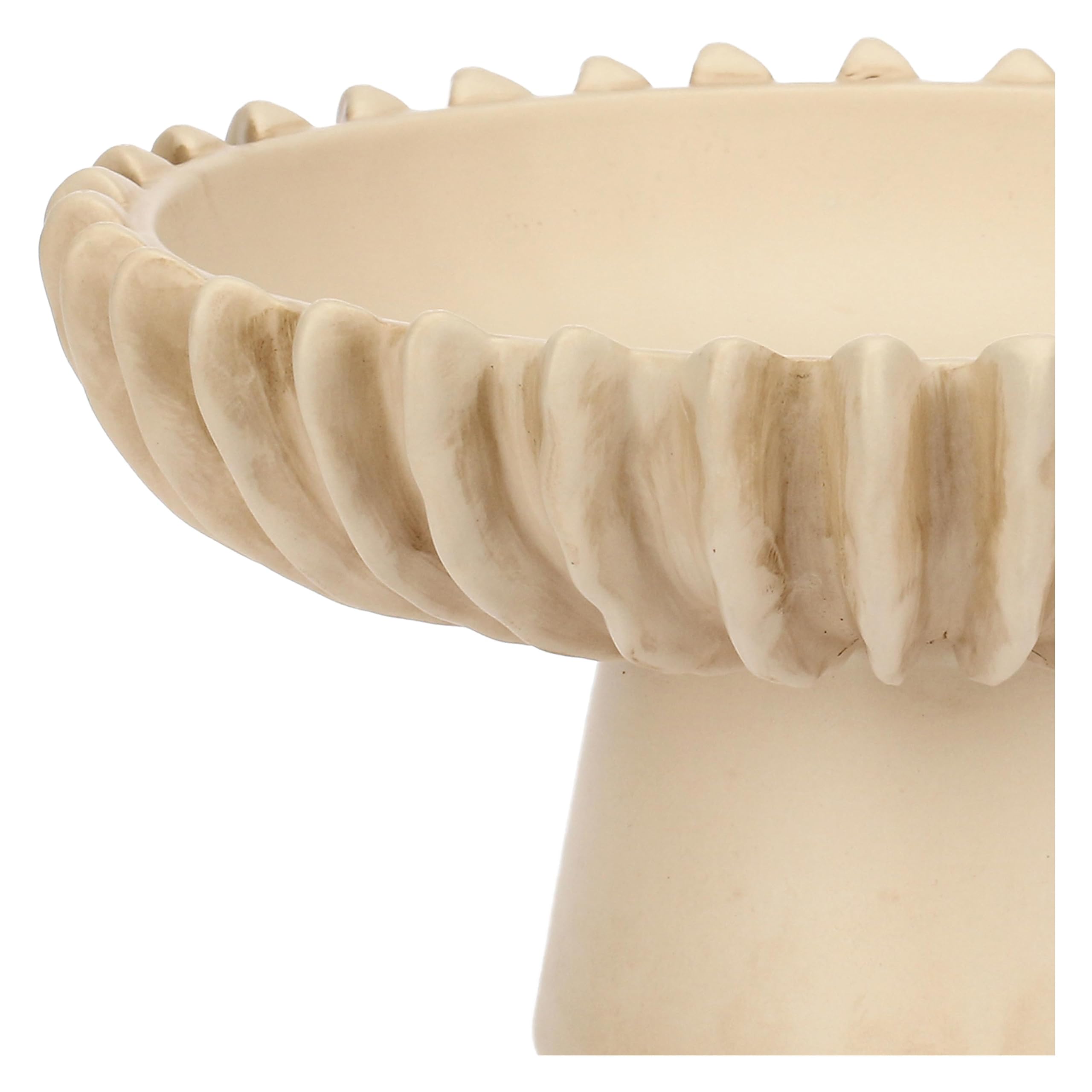 Thun Centrotavola, Stoneware, Collezione Mare da Amare, 26 x 26 x 13,5 cm