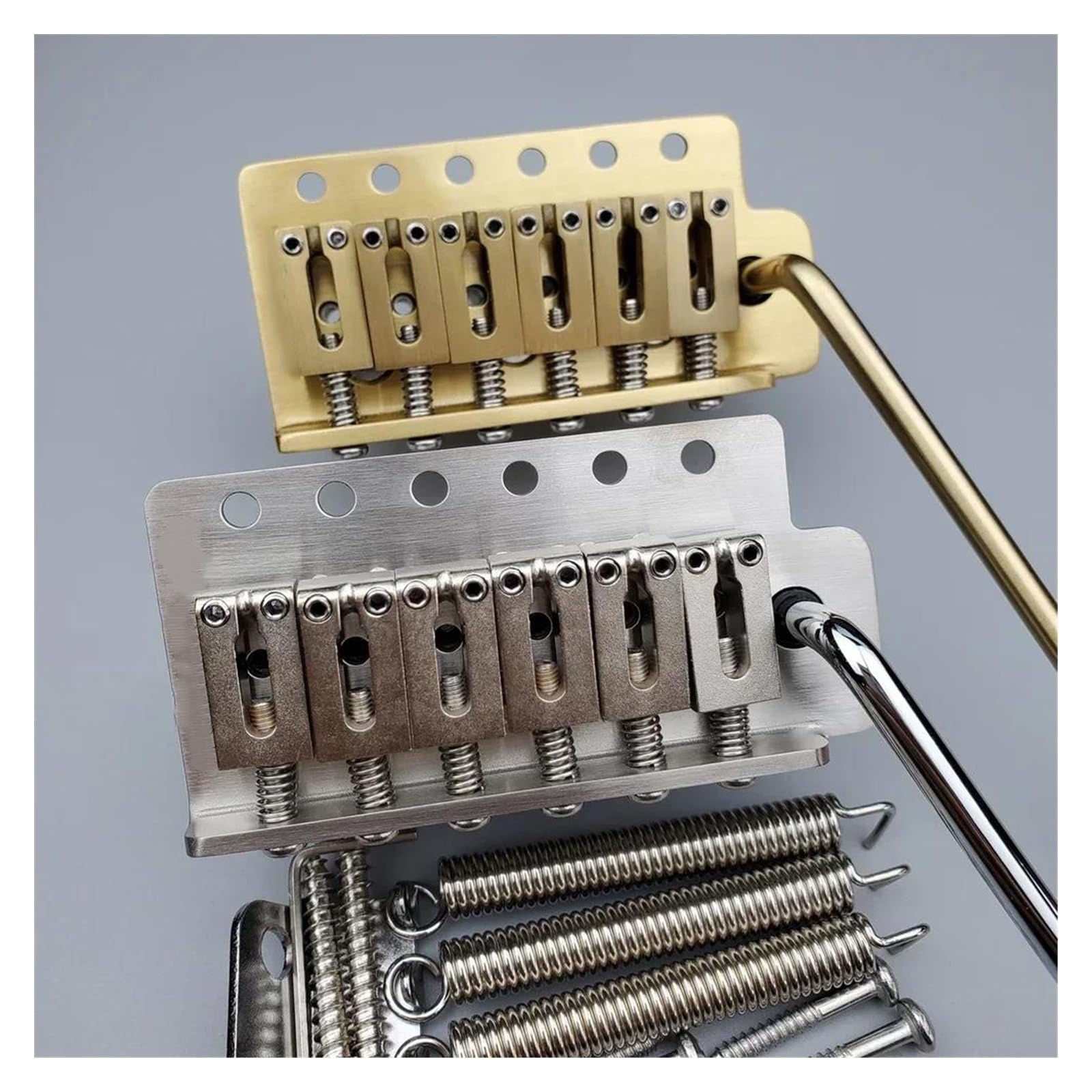 Puente Trémolo Para Guitarra Eléctrica De 52.5 Mm Con Montura De Acero Inoxidable/latón | Puente de guitarra(KY01S SS)