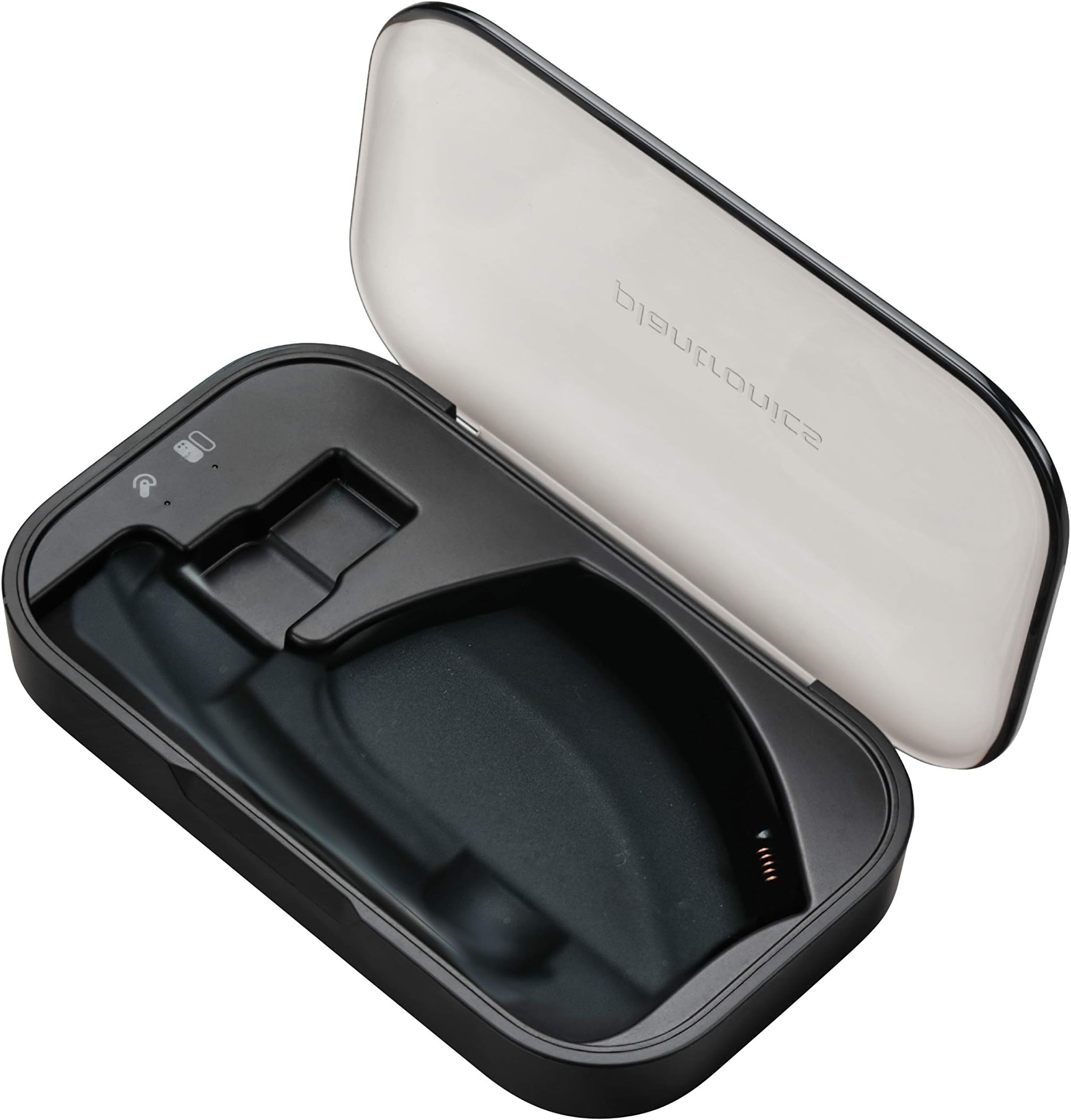 (Plantronics + Polycom) Voyager Legend Portable Charge Case - Headset Case Charger, black