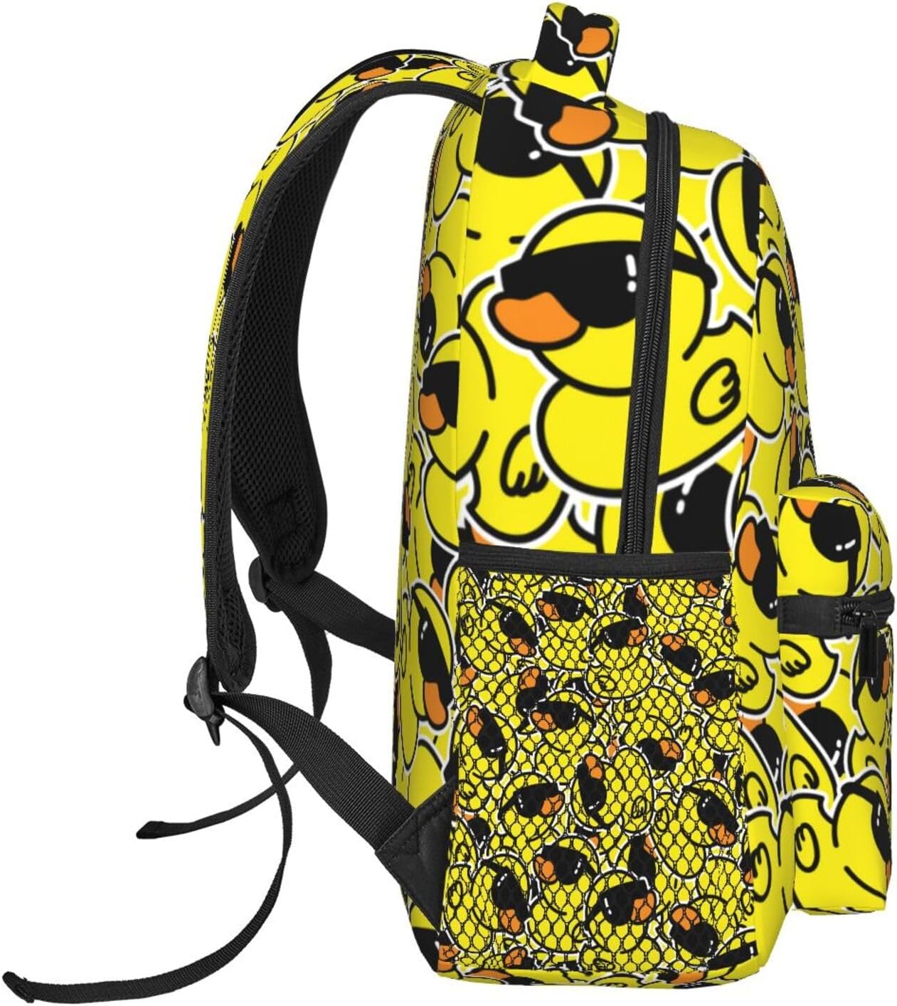 Cool Duck Cartoon Funny Backpack For School Laptop Bags Bookbag Big Casual Daypack For Student Girls Boys Kids Teens Travel Sports Work - Image 3