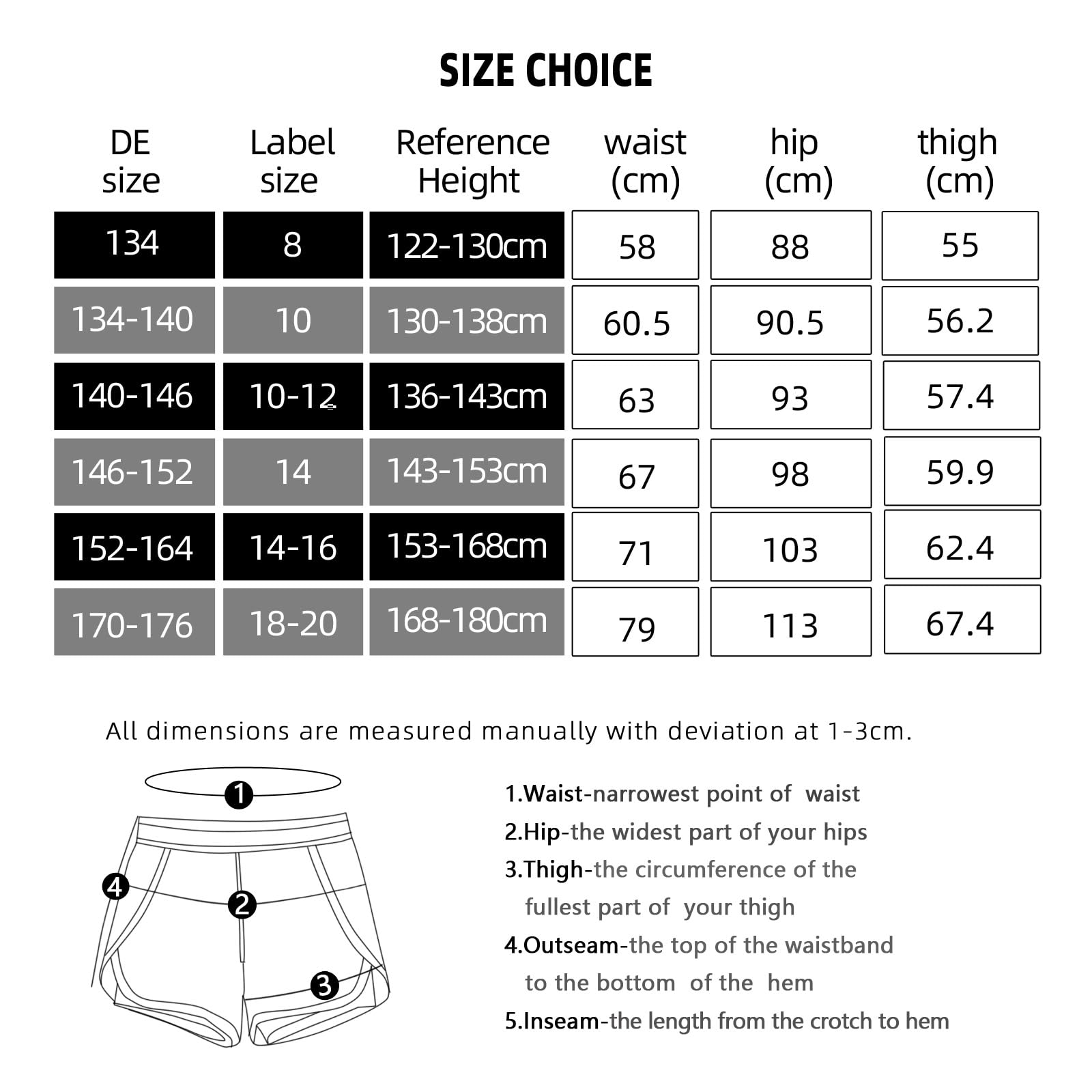 MEILONGER Bañador para niña 2 en 1, bañador para niños, corto, ligero, informal, traje de baño con pantalones interiores de compresión, cordón ajustable