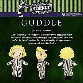 Collectibles Beetlejuice Halloween Bedding Super Soft Cozy Decorative Pillow, (Officially Licensed Product) By Franco