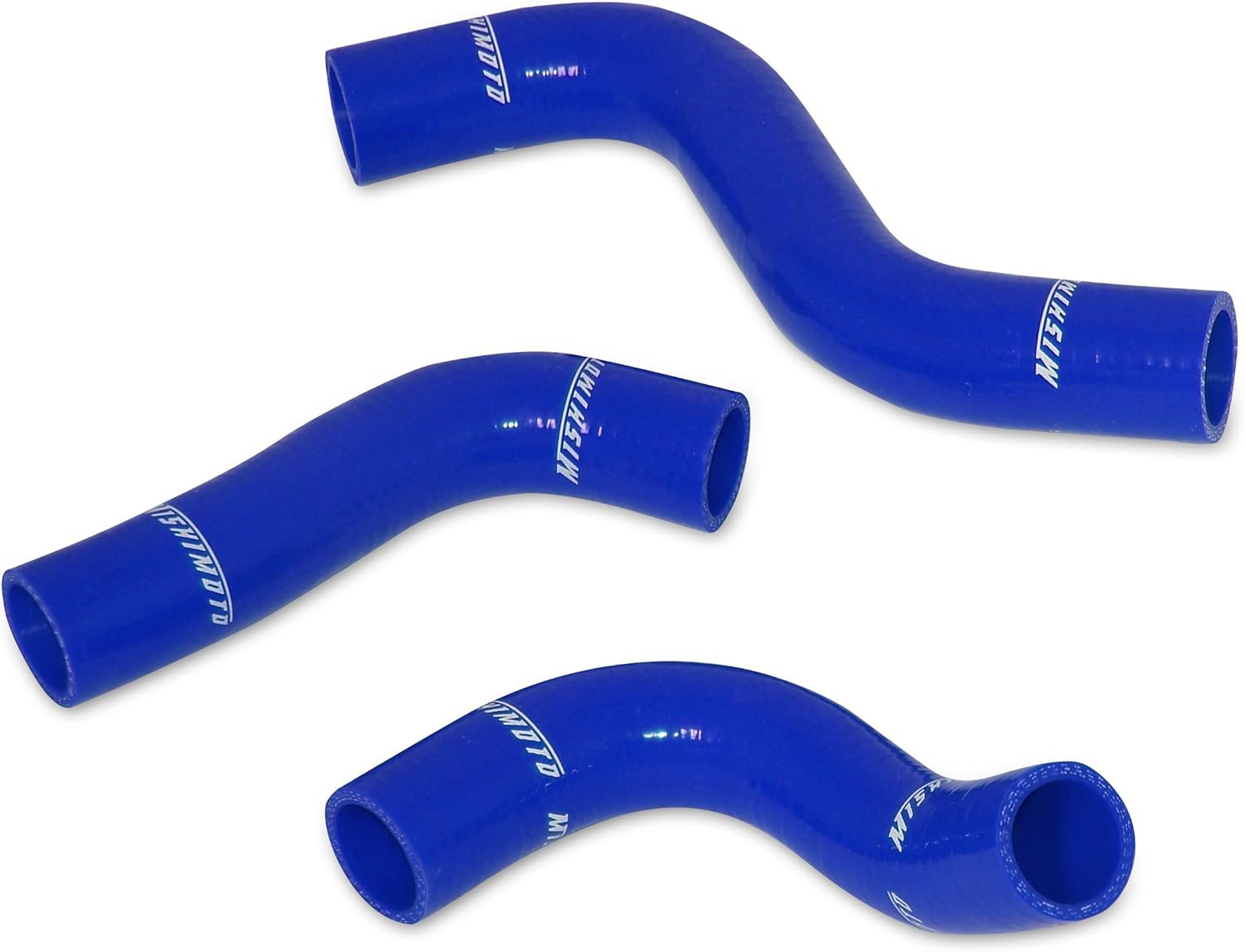 Mishimoto MMHOSE-MIA-90BL Silicone Radiator Hose Kit Compatible With Mazda MX-5 Miata 1990-1993 Blue