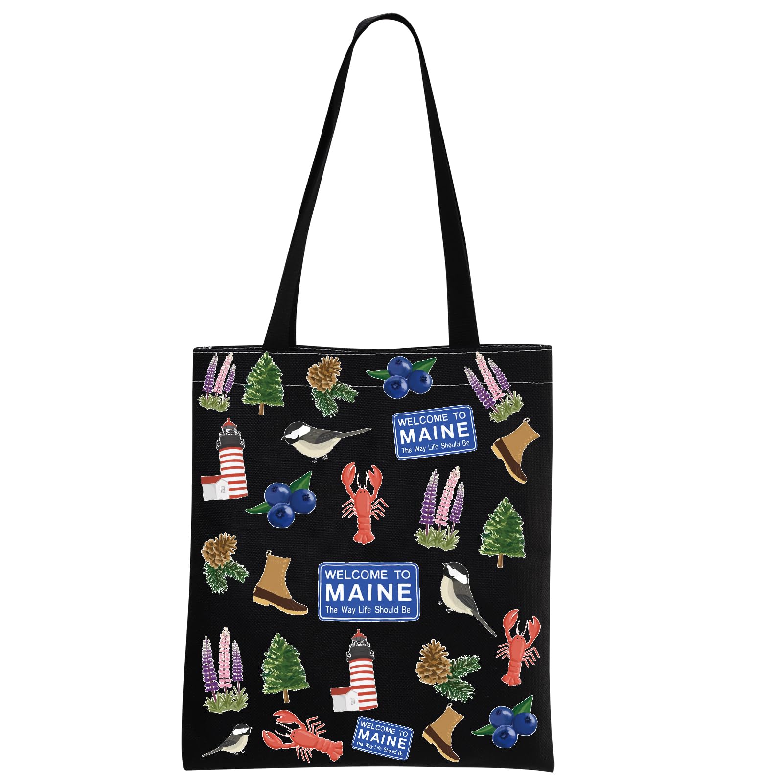 Maine State Gift for Maine Lovers Maine Travel Gift Maine Tote Bag Welcome to Maine Moving to Maine Gift