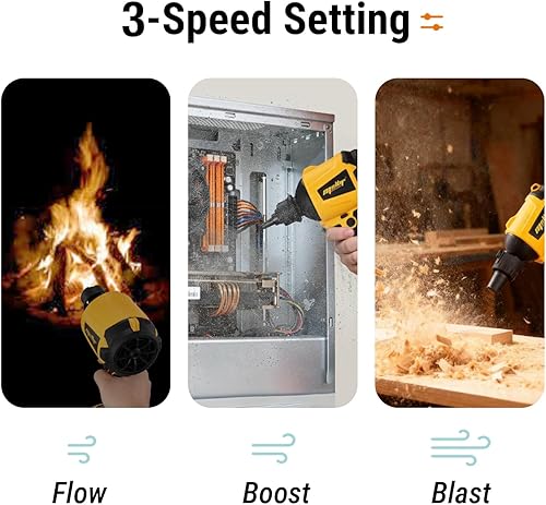 Miniatura 7 de Bomba de aire inalámbrica para batería Dewalt de 20 V (batería no incluida), bomba de colchón de aire comprimido sin escobillas de mano con 3