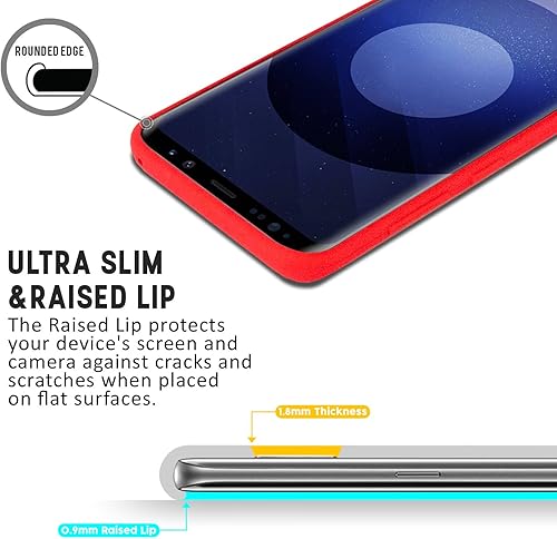 Miniatura 4 de GOOSPERY Soft Feeling Jelly para Samsung Galaxy S9 Case (2018) Cubierta de parachoques delgada sedosa (flamenco)