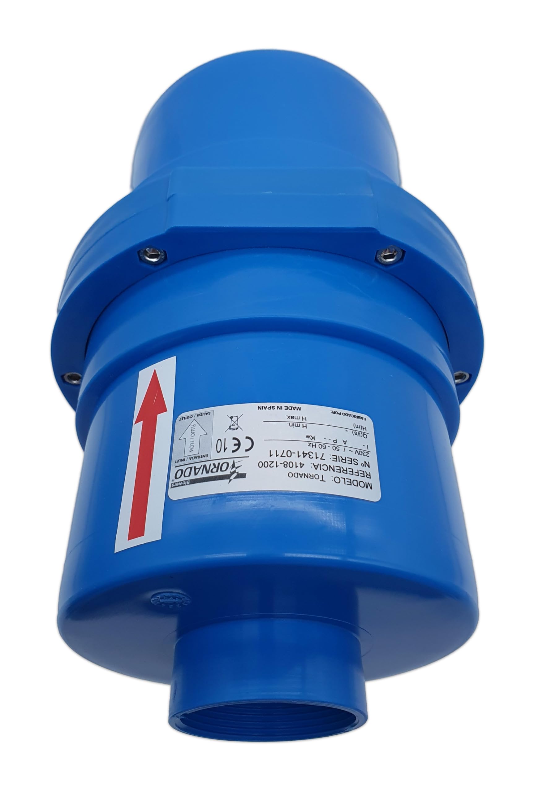 Bomba Soplante de aire de Uso discontinuo de 1CV, ideal para spas o bañeras de hidromasaje.